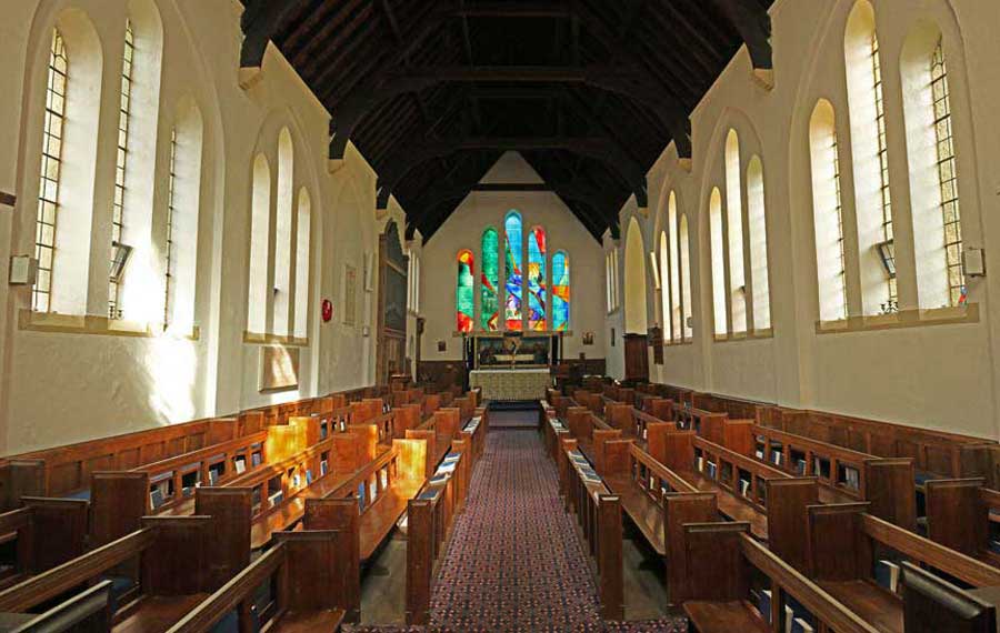 The College Chapel interior