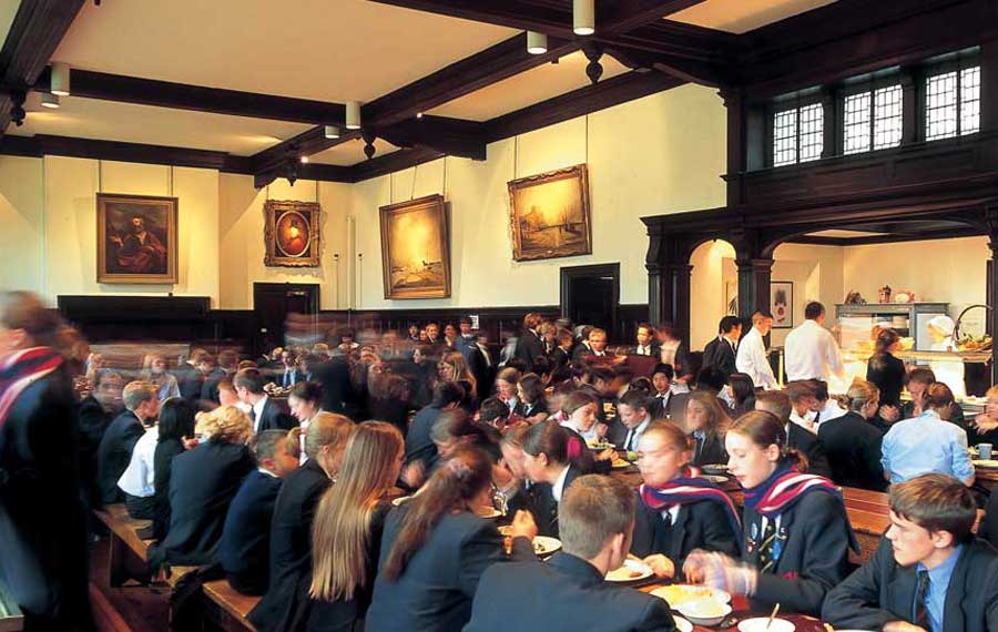 Dining in the Great Hall